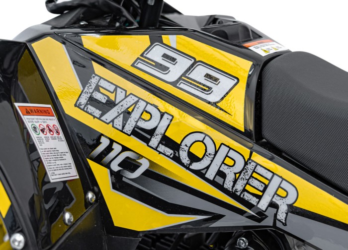 Pojazd Quad Spalinowy 110CC EXPLORER Żółty-10 7577 