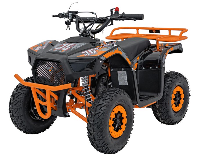 Pojazd Quad Spalinowy 49CC SIRIUS Pomarańczowy-3 7583 