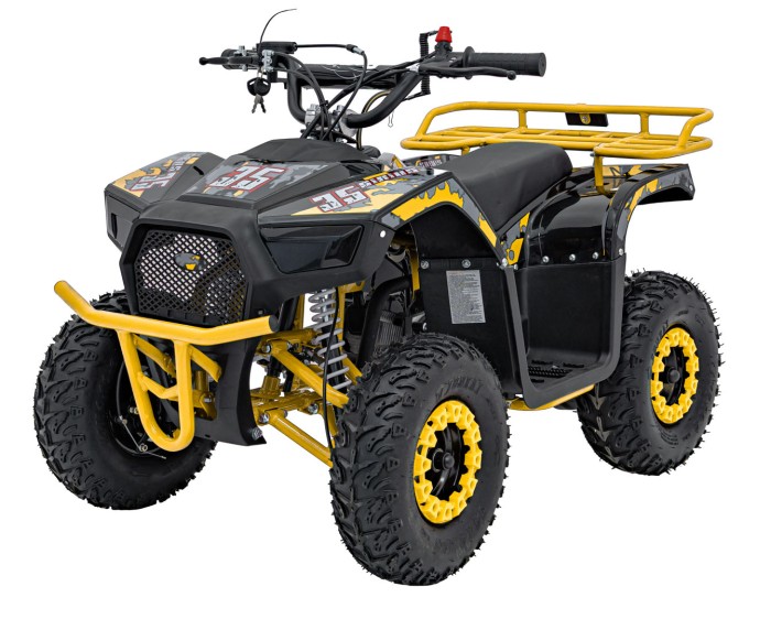 Pojazd Quad Spalinowy 49CC SIRIUS Żółty-2 7585 