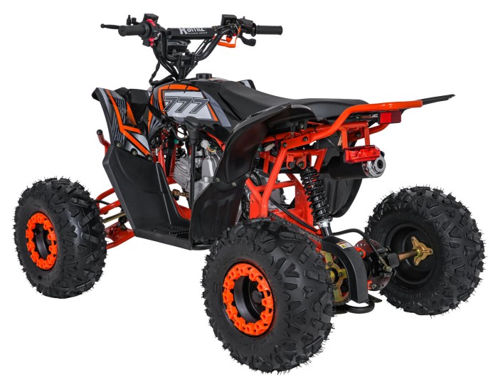 Pojazd Quad Spalinowy DESERT STORM LIFT Pomarańczowy-5 7587 