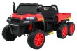 Autko Farmer Truck dla 2 dzieci Czerwony + Napęd 4x4 + Pilot + Kiper + Audio LED-1 7593 
