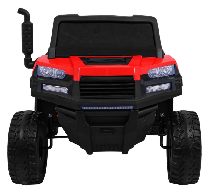 Autko Farmer Truck dla 2 dzieci Czerwony + Napęd 4x4 + Pilot + Kiper + Audio LED-3 7593 