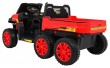 Autko Farmer Truck dla 2 dzieci Czerwony + Napęd 4x4 + Pilot + Kiper + Audio LED-5 7593 