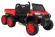 Autko Farmer Truck dla 2 dzieci Czerwony + Napęd 4x4 + Pilot + Kiper + Audio LED-10 7593 