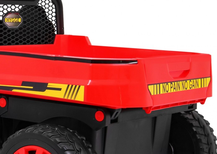 Autko Farmer Truck dla 2 dzieci Czerwony + Napęd 4x4 + Pilot + Kiper + Audio LED-13 7593 