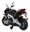 Aprilia Tuono V4 Motor na akumulator dla dzieci Czarny + Panel MP3 + Kółka pomocnicze + Wolny Start-5 7594 
