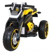 Motor Future na akumulator dla dzieci Żółty + Panel audio + Wolny Start + Koła EVA-1 7596 