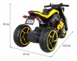 Motor Future na akumulator dla dzieci Żółty + Panel audio + Wolny Start + Koła EVA-2 7596 