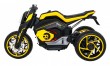 Motor Future na akumulator dla dzieci Żółty + Panel audio + Wolny Start + Koła EVA-4 7596 