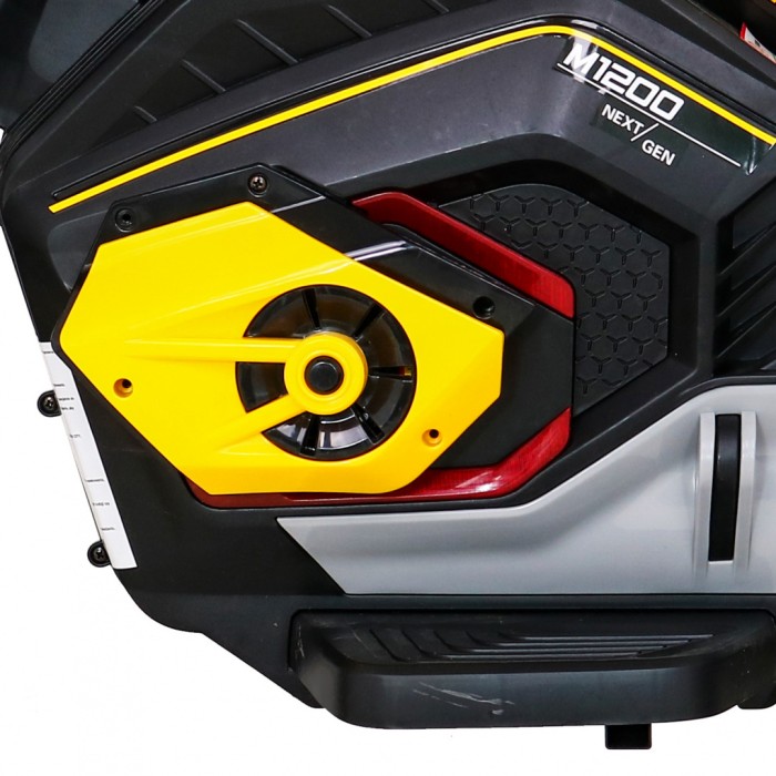 Motor Future na akumulator dla dzieci Żółty + Panel audio + Wolny Start + Koła EVA-10 7596 