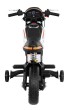 Motor Night Rider na akumulator dla dzieci Biały + Kółka pomocnicze + MP3 USB + Gaz w manetce-10 7597 