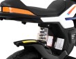 Motor Night Rider na akumulator dla dzieci Biały + Kółka pomocnicze + MP3 USB + Gaz w manetce-11 7597 