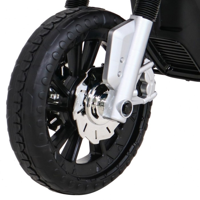 Motor Night Rider na akumulator dla dzieci Biały + Kółka pomocnicze + MP3 USB + Gaz w manetce-12 7597 