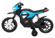 Motor Night Rider na akumulator dla dzieci Niebieski + Kółka pomocnicze + MP3 USB + Gaz w manetce-4 7599 