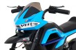 Motor Night Rider na akumulator dla dzieci Niebieski + Kółka pomocnicze + MP3 USB + Gaz w manetce-9 7599 