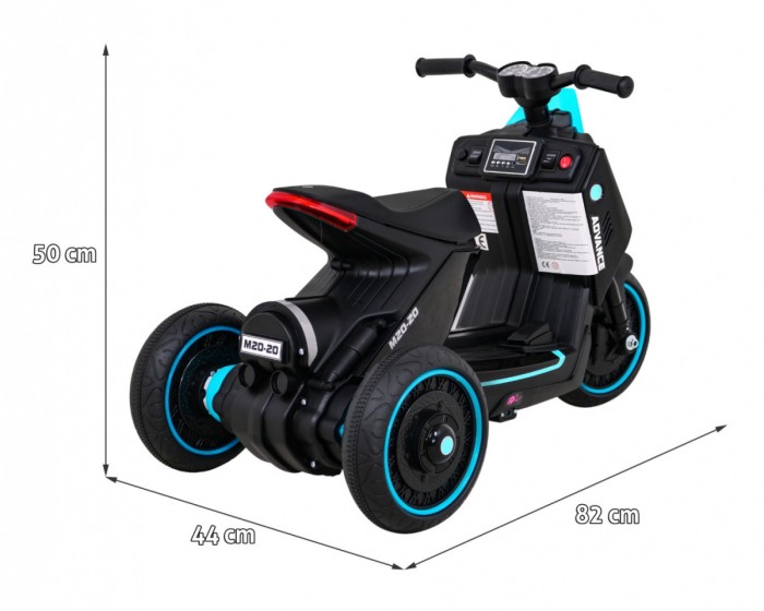 Motorek ADVANCE Czarny-2 7601 