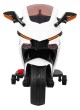 Motorek R1 Superbike elektryczny dla dzieci Biały + Kółka pomocnicze + Klakson + Światła LED-3 7604 