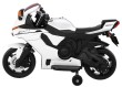 Motorek R1 Superbike elektryczny dla dzieci Biały + Kółka pomocnicze + Klakson + Światła LED-4 7604 