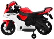Motorek R1 Superbike elektryczny dla dzieci Czerwony + Kółka pomocnicze + Klakson + Światła LED-2 7605 