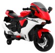 Motorek R1 Superbike elektryczny dla dzieci Czerwony + Kółka pomocnicze + Klakson + Światła LED-7 7605 