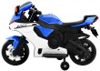 Motorek R1 Superbike elektryczny dla dzieci Niebieski + Kółka pomocnicze + Klakson + Światła LED-2 7606 
