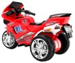 Motorek Trójkołowy RR1000 elektryczny dla dzieci Czerwony + Dźwięki + Światła + Schowek-4 7608 