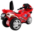 Motorek Trójkołowy RR1000 elektryczny dla dzieci Czerwony + Dźwięki + Światła + Schowek-10 7608 