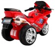 Motorek Trójkołowy RR1000 elektryczny dla dzieci Czerwony + Dźwięki + Światła + Schowek-11 7608 