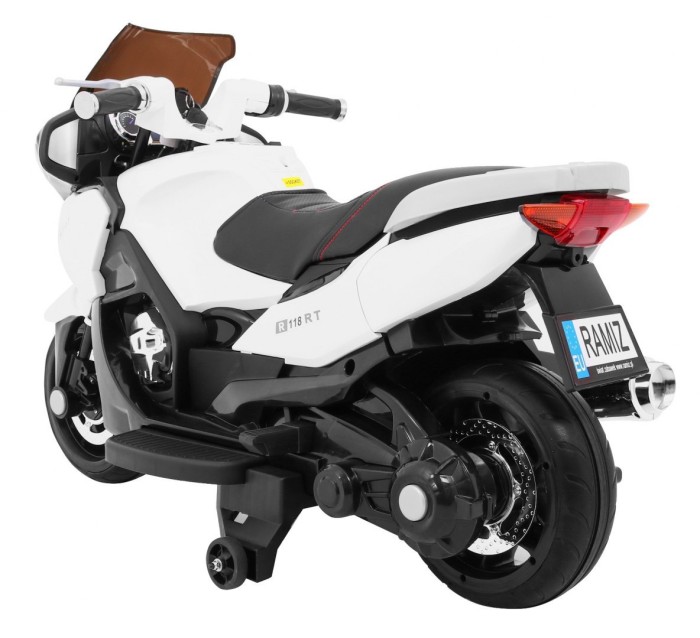 Motorek Ścigacz Biały-4 7609 