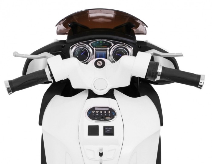 Motorek Ścigacz Biały-11 7609 