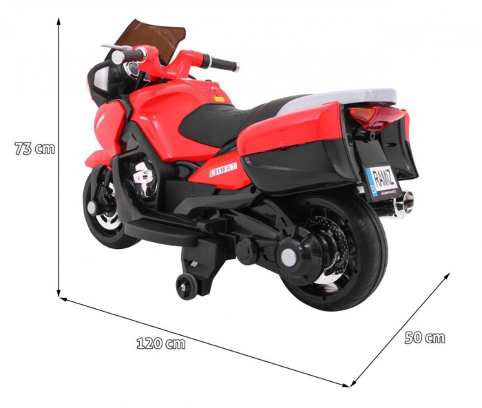 Motorek Ścigacz Czerwony-3 7611 