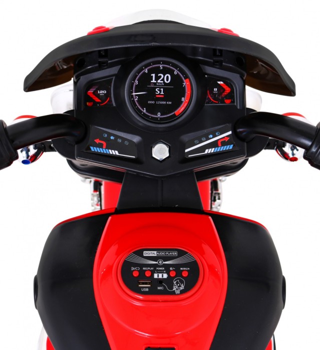 Pojazd MOTOR 1200CR Czerwony-8 7616 