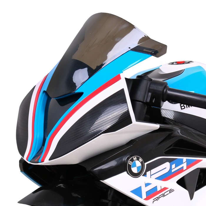 Motor BMW HP4 na akumulator dla dzieci Biały + Pomocnicze kółka + Wolny Start + EVA + MP3 LED-3 7618 