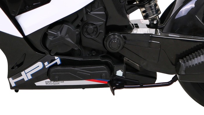 Motor BMW HP4 na akumulator dla dzieci Biały + Pomocnicze kółka + Wolny Start + EVA + MP3 LED-5 7618 
