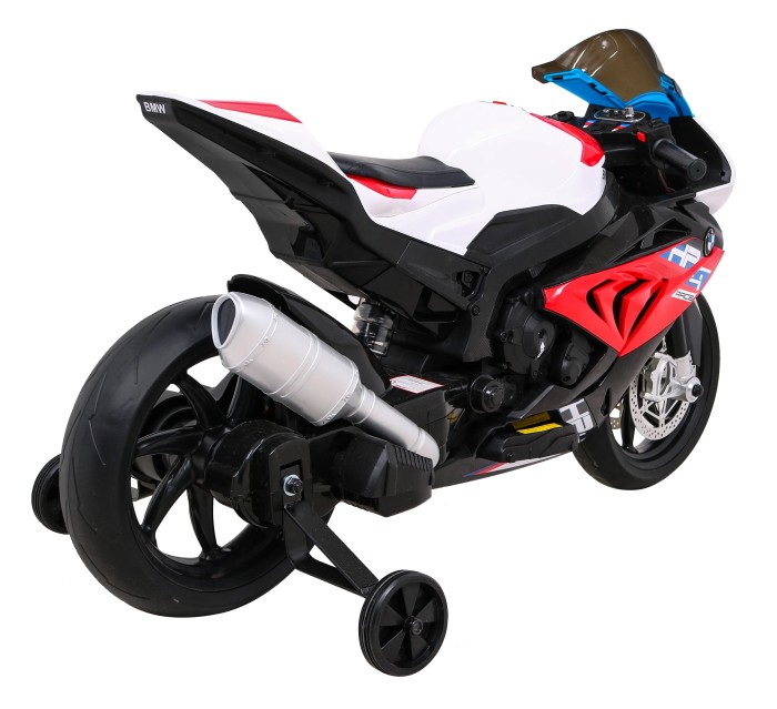 Motor BMW HP4 na akumulator dla dzieci Czerwony + Pomocnicze kółka + Wolny Start + EVA + MP3 LED-12 7619 