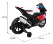 Motor BMW HP4 na akumulator dla dzieci Czerwony + Pomocnicze kółka + Wolny Start + EVA + MP3 LED-13 7619 