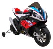 Motor BMW HP4 na akumulator dla dzieci Czerwony + Pomocnicze kółka + Wolny Start + EVA + MP3 LED-14 7619 
