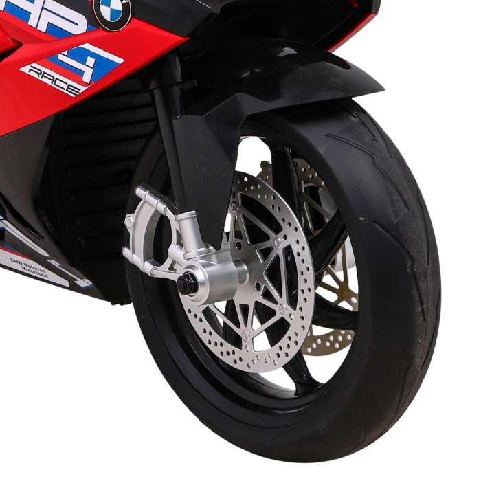 Motor BMW HP4 na akumulator dla dzieci Czerwony + Pomocnicze kółka + Wolny Start + EVA + MP3 LED-15 7619 