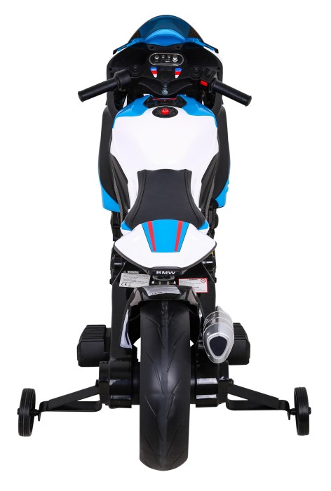 Motor BMW HP4 na akumulator dla dzieci Niebieski + Pomocnicze kółka + Wolny Start + EVA + MP3 LED-10 7620 