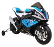 Motor BMW HP4 na akumulator dla dzieci Niebieski + Pomocnicze kółka + Wolny Start + EVA + MP3 LED-13 7620 