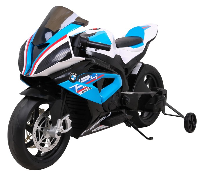 Motor BMW HP4 na akumulator dla dzieci Niebieski + Pomocnicze kółka + Wolny Start + EVA + MP3 LED-15 7620 
