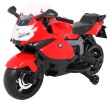 Motor na akumulator BMW K1300S dla dzieci Czerwony + Kółka pomocnicze + Dźwięki Światła + Wolny Start-1 7622 