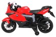 Motor na akumulator BMW K1300S dla dzieci Czerwony + Kółka pomocnicze + Dźwięki Światła + Wolny Start-4 7622 