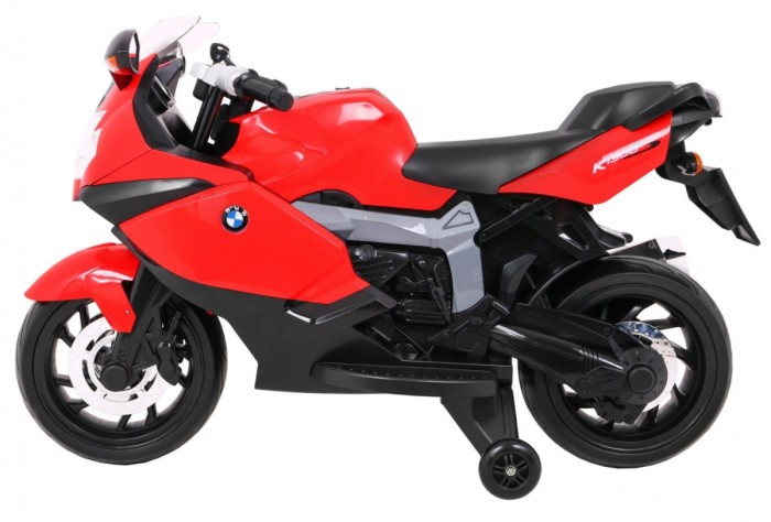 Motor na akumulator BMW K1300S dla dzieci Czerwony + Kółka pomocnicze + Dźwięki Światła + Wolny Start-4 7622 