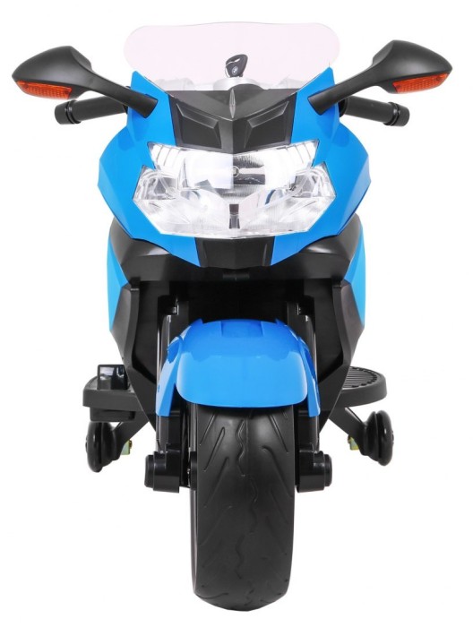 Motor na akumulator BMW K1300S dla dzieci Niebieski + Kółka pomocnicze + Dźwięki Światła + Wolny Start-3 7623 