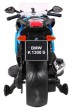 Motor na akumulator BMW K1300S dla dzieci Niebieski + Kółka pomocnicze + Dźwięki Światła + Wolny Start-6 7623 