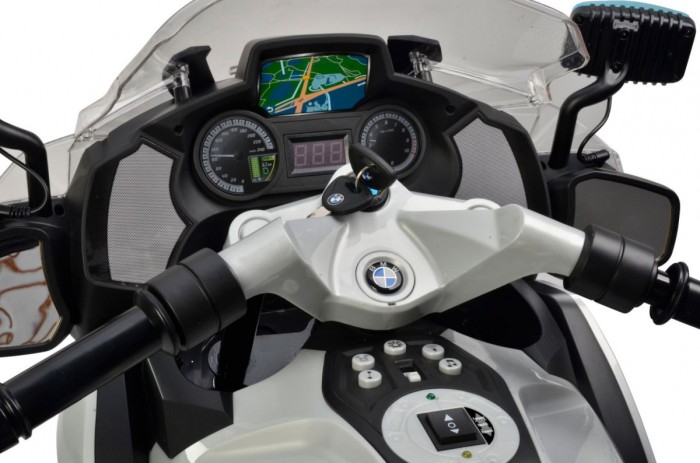 BMW R1200RT Policja Motor elektryczny dla dzieci + Kółka pomocnicze + Dźwięki + LED + EVA + Wolny Start-11 7624 