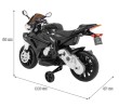 Motor na akumulator BMW S1000 RR dla dzieci Czarny + Kółeczka pomocnicze + Nóżka podpórka-2 7625 