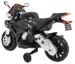 Motor na akumulator BMW S1000 RR dla dzieci Czarny + Kółeczka pomocnicze + Nóżka podpórka-4 7625 