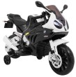 Motor na akumulator BMW S1000 RR dla dzieci Czarny + Kółeczka pomocnicze + Nóżka podpórka-8 7625 